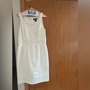 White House Black Market White Dress